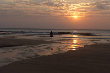 Sunset on Fraser Island